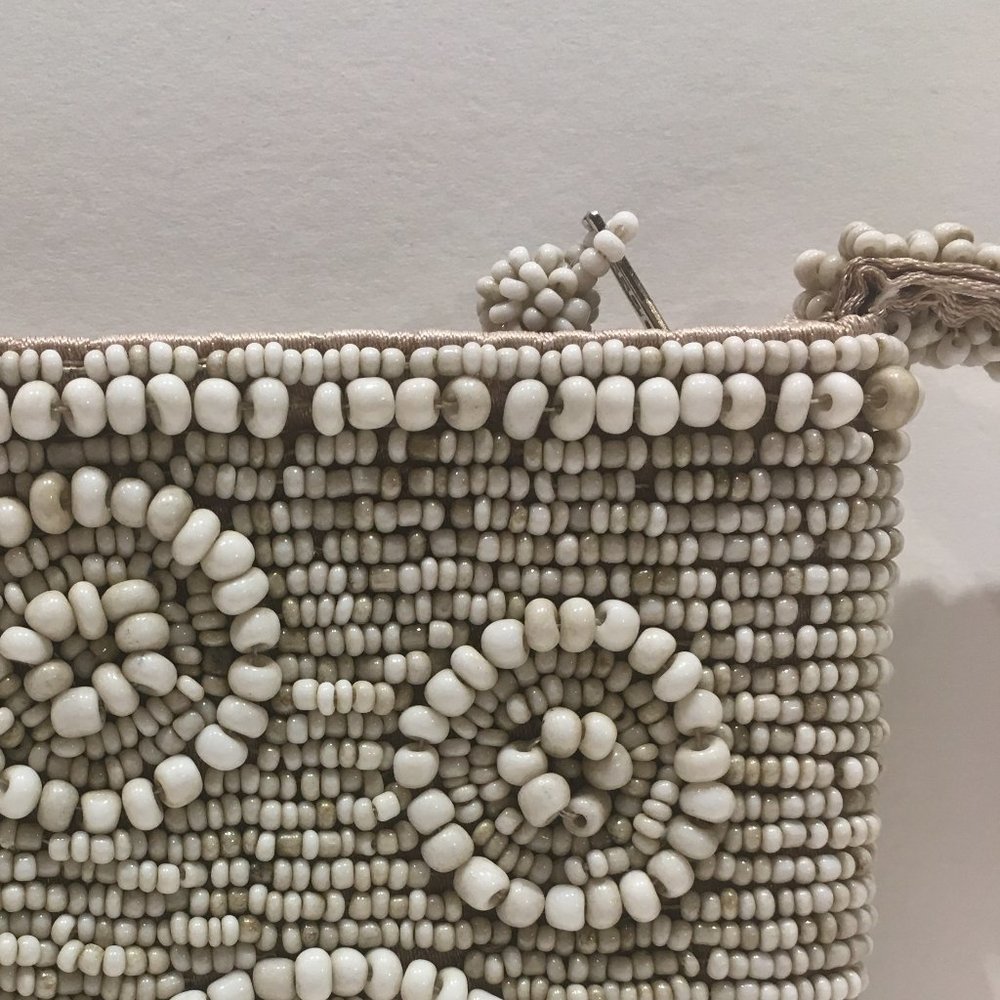 BEADED CLUTCH BAG WITH STRAP - Picture 9 of 14